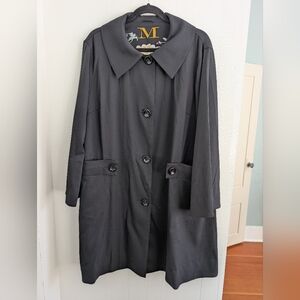 Mycra Pac Black Trench Coat